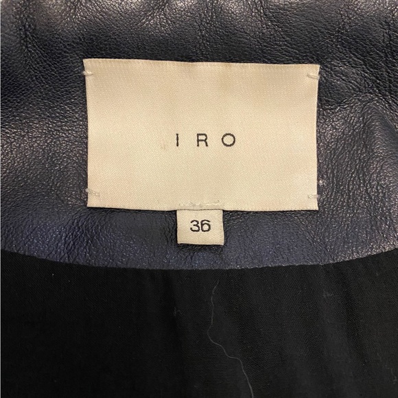 Authentic IRO leather jacket - Picture 3 of 9